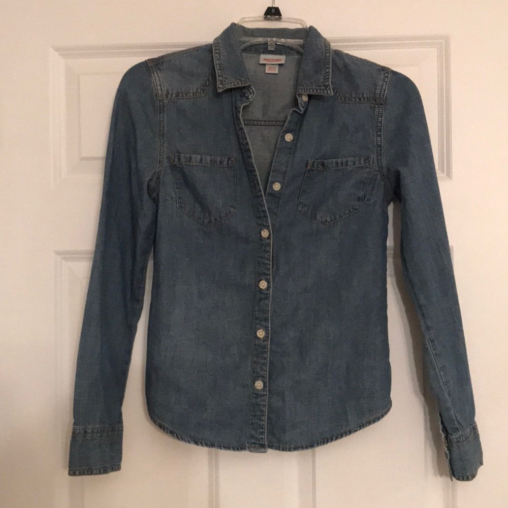 Denim Button Down Shirt